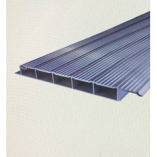 Aluminium-Boden für Pkw-Anhänger, Bodenprofil 300 mm, geriffelt, Alu blank, Länge wählbar
